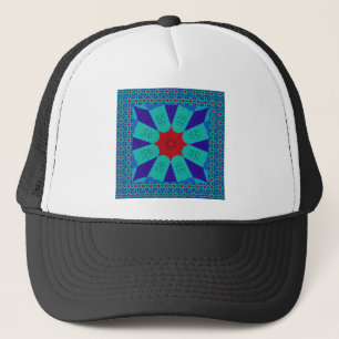 Schitterende Egyptische eminine Design Color Trucker Pet