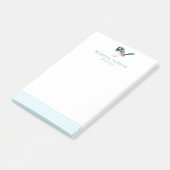 Schitterende Fairy Wren - Schattige Blue Bird gepe Post-it® Notes (Schuin)