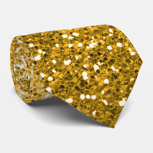 Schitterende Gold Glitter Ombre Sparkle Stropdas