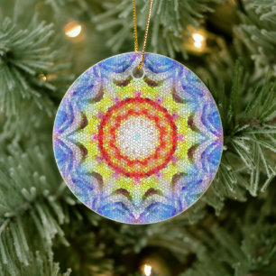 Schitterende, heldere, mozaïektegel keramisch ornament
