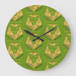 schitterende leeuw grote klok