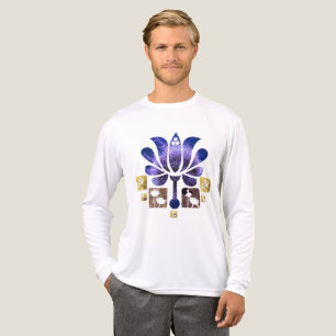Schitterende mode van bloemen Tri-Blend shirt