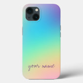 Schitterende regenbooggradiënt Case-Mate iPhone case (Achterkant)