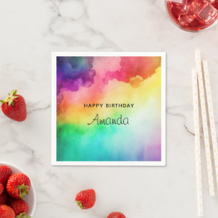 Schitterende regenboogkleuren Abstract ontwerp - P Servet