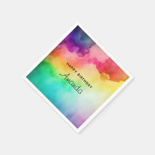 Schitterende regenboogkleuren Abstract ontwerp - P Servet (Hoek)