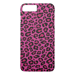 Schitterende, roze, roze huidglitter 	iPhone 8 plus / 7 plus hoesje