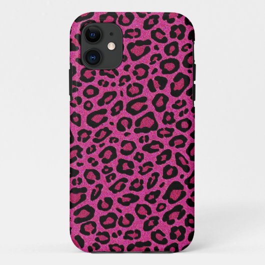 Schitterende, roze, roze huidglitter Case-Mate iPhone case (Achterkant)