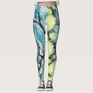 Schitterende schubben leggings