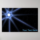 Schitterende Ster Poster (Voorkant)