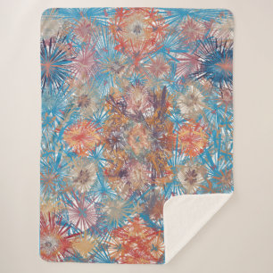 Schitterende sterren sherpa deken