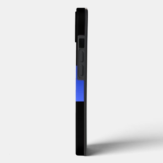 Schitterende Thin Blue Line Police gradiënt Case-Mate iPhone Case (Achterkant / Links)