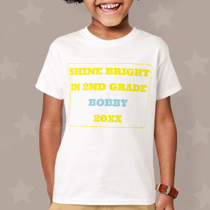 Schitterende tweede klas terug naar school T-shirt
