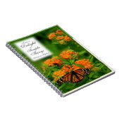 Schitterende vlinder notitieboek (Rechterzijde)