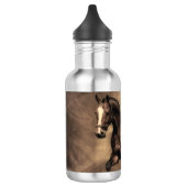 Schitterende zeepijp waterfles  (Links)