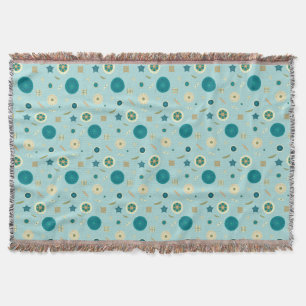 Schitterige diatomen met trow Blanket Deken