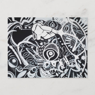 Schizofrene genezing II Briefkaart