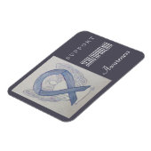 Schizofrenia Awareness Ribbon Angel Custom Magnet Magneet (Linkerzijde)