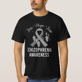 schizofrenie kunst t-shirt