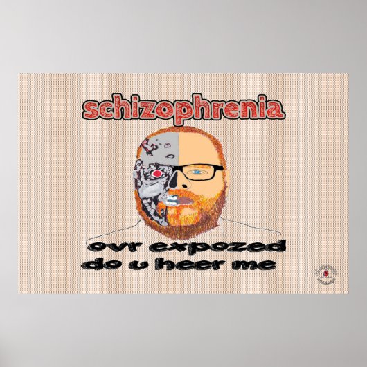 Schizofrenie Poster (Voorkant)