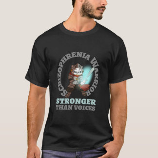 Schizofrenie strijder sterker dan stemmen t-shirt
