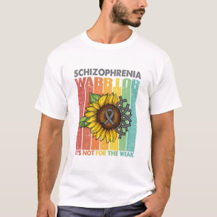 Schizofrenie-warrior Het is niet voor de zwakte T-shirt