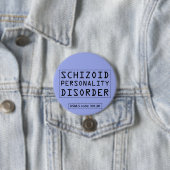 Schizoid Personality Disorder DSM-5-toets Ronde Button 7,6 Cm (In situ)