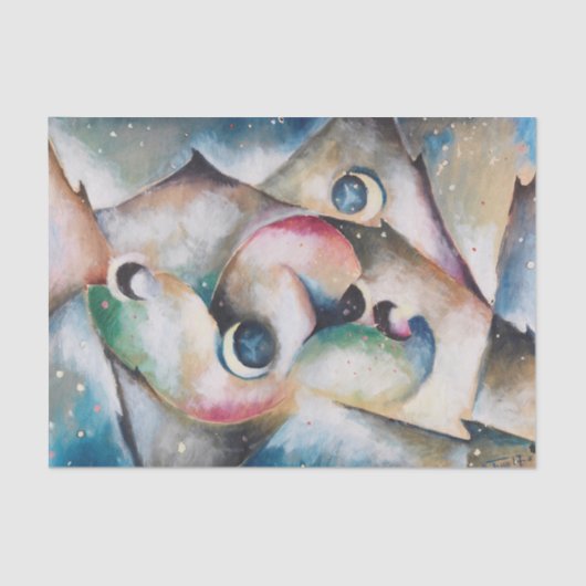 Schlafende Gestalten in Nachtlicher door Arnold To Tissuepapier (Voorkant)