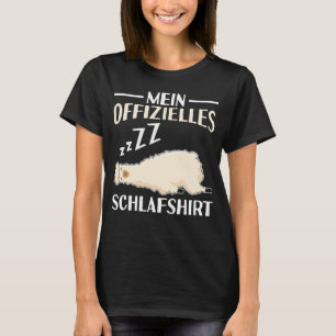 Schlafshirt Nachthemd Schlafanzug Alpaka Lama T-shirt