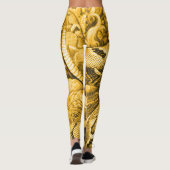 Schlangenhaut Klapperschlange Dschungel Leggings (Achterkant)