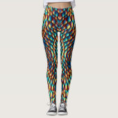 Schlangenoptik Schlangenhaut Leggings (Voorkant)
