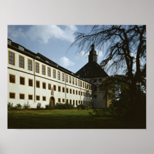 Schloss Friedenstein, Gotha, ingebouwd in 1643-54 Poster