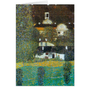 Schloss Kammer op Attersee II door Gustav Klimt