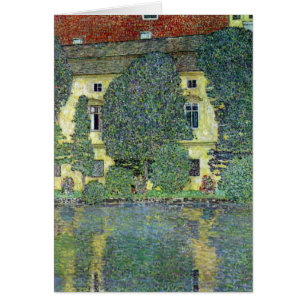 Schloss Kammer op Attersee III door Gustav Klimt