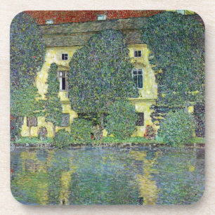 Schloss Kammer op Attersee III door Gustav Klimt Bier Onderzetter