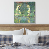 Schloss Kammer op Attersee III door Gustav Klimt Canvas Afdruk (Insitu (Slaapkamer))