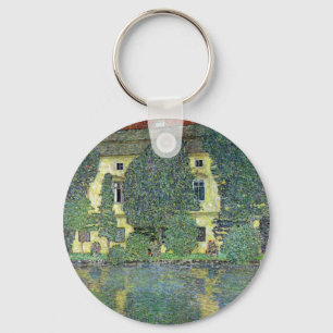 Schloss Kammer op Attersee III door Gustav Klimt Sleutelhanger