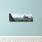 Schloss Neuschwanstein Canvas Panorama (Insitu (Houten vloer))