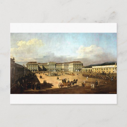 Schloss Schonbrunn door Bernardo Bellotto Briefkaart (Voorkant)