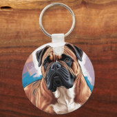 Schlüsselanhänger Hund - Boxer Sleutelhanger (Achterkant)