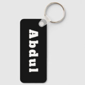 Schlüsselanhänger mit Namen Abdul Sleutelhanger (Achterkant)