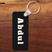 Schlüsselanhänger mit Namen Abdul Sleutelhanger (Achterkant)