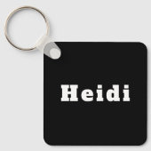 Schlüsselanhänger mit Namen Heidi Sleutelhanger (Voorkant)