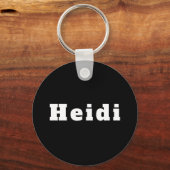 Schlüsselanhänger mit Namen Heidi Sleutelhanger (Achterkant)