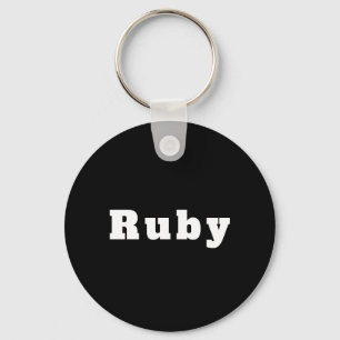 Schlüsselanhänger mit Namen Ruby Sleutelhanger