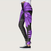 Schmetterling - lila - Animal - Modèle Leggings (Gauche)