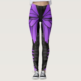 Schmetterling - lila - Animal - Modèle Leggings