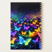 Schmetterling Notizblock neon (Dos)