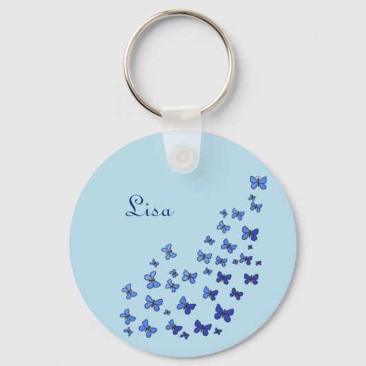 Schmetterlingsschwarm Sleutelhanger (Voorkant)