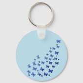 Schmetterlingsschwarm Sleutelhanger (Achterkant)