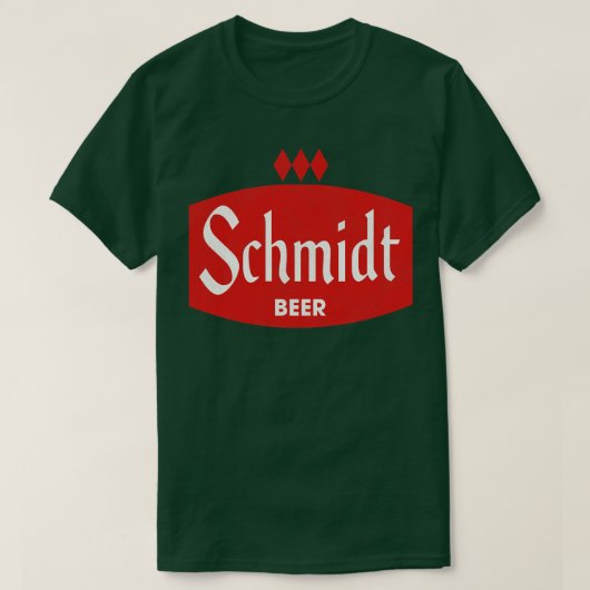 Schmidt Beer Retro Defunct Brewing T-shirt (Design voorkant)
